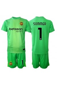 Inter Milan Yann Sommer #1 Doelman Babytruitje 3e tenue Kind 2025-26 Korte Mouw (+ Korte broeken)